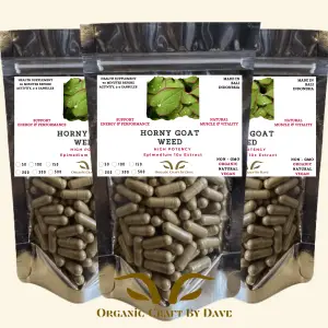 Horny Goat Weed Extract Capsules – Men’s Performance, Vitality and Stamina