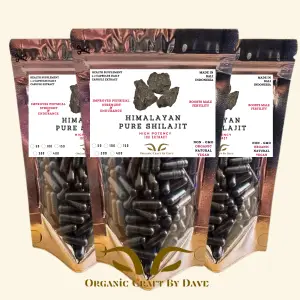 Shlajit capsule OrganiccratbyDave
