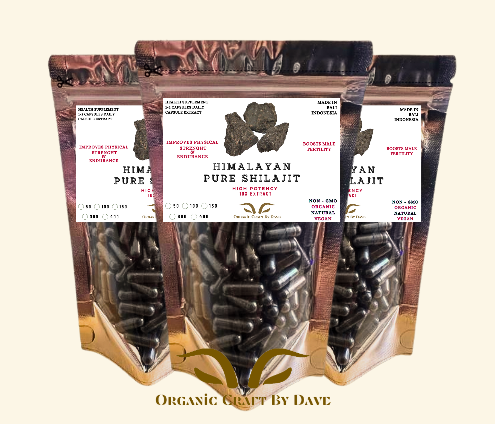 Shlajit capsule OrganiccratbyDave