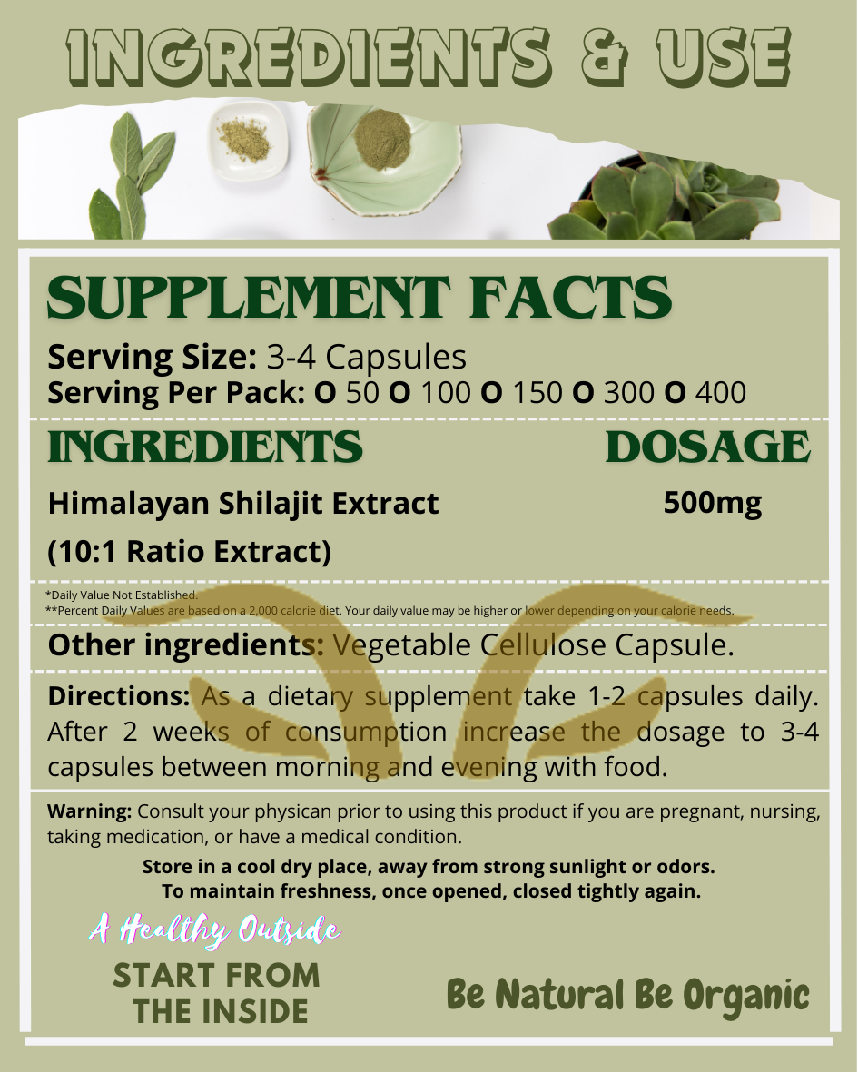 Himalayan Shilajit Extract Capsules – Harness the Power of Nature for Unmatched Energy, Vitality, and Wellness - Image 3